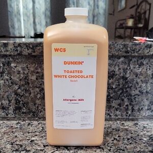 Dunkin' Toasted White Chocolate Swirl Syrup